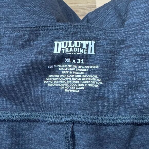 Duluth Trading Co Blue Flare Yoga Pants Leggings Women’s XL - Picture 2 of 2